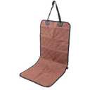 Dog Car Front Seat Cover Scratch Oxford Cloth Coffee Color for Travel