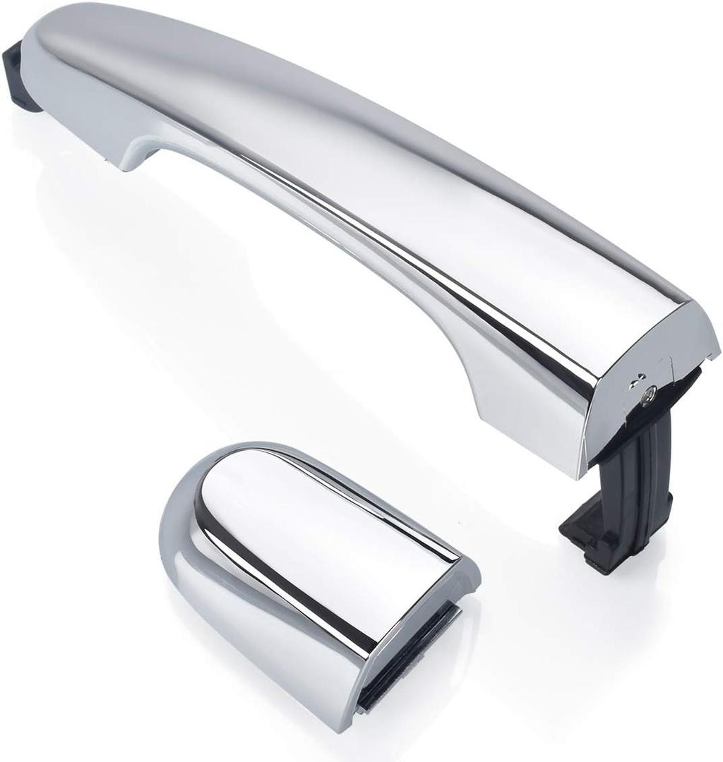 FAERSI Exterior Door Handle Rear Left Driver Side Chrome Handle Replacement for Kia Sorento 2011 2012 2013 2014 2015, OE 826512P010 836522P010