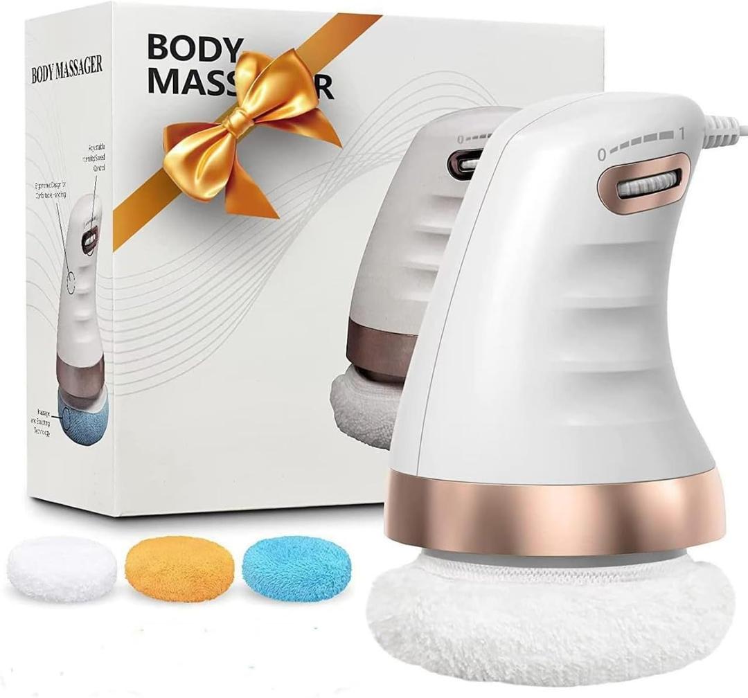 Full-Body Fat-Burning Massage Instrument - Lymphatic Drainage Massager for Cellulite Reduction, Fascia Blaster for Legs & Body Sculpting Machine with Ultimate Cellulite Control,White