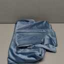 MIULEE Velvet Throw Pillow Covers 2x2 F, Pack of 2 - Light Blue, Soft Solid Decorative Pillow Covers Cushion Cases Modern Luxury Home Decor for Spring Couch Sofa Bedroom Livingroom