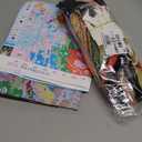 Foxhool Beginners Cross Stitch Kits Stamped Full Range of Embroidery Kits for Adults DIY Cross Stitches kit Embroidery Patterns for Needlepoint kit-Birds and Flowers 18x18 inch