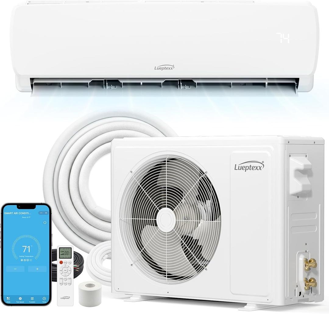 18000 BTU Mini Split Air Conditioner & Heat Pump, 230V Ductless ...