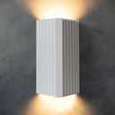 ZEROUNO LED Wall Sconce Indoor Wall Lights, White Hardwired Up and Down Wall Mount Light for Living Room Bedroom Hallway Corridor Stairs Warm White 3000K (with Replacement G9 Bulbs)