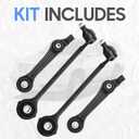 RWD Front Lower Forward & Rearward Control Arms Suspension Kit for 2005-2010 Chrysler 300, 2008-2010 Dodge Challenger, 2006-2010 Charger, 2005-2008 Magnum (4pc Set)