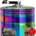 2.5 Inch Spice Grinder Kitchen Helper with Handle, Rainbow