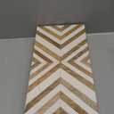 Handicrafts Home Large Decorative Storage Box with Lid Wooden Decorative Box Coffee Table Storage Box Living Room Organizer Resin Inlay Marquet Chevron Collection - 12x6x2