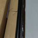 5/8 Diameter Curtain Rods 30-90 Inch, for 30-84 Inch Windows, Adjustable Splicing Black Curtain Rods for Windows with Brackets, Window Rod Long Small Curtains Rod, 2 Pack, Black