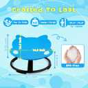 Spinning Chair for Autistic Kids,Sensory Toys for Kids with Autism,Training Body Coordination and Balance,Upgraded Owl Swivel Shape Sit and Spin Sensory Toys Indoor Outdoor,Friendly for 3+ (Blue), Small