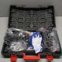 MARSBASE 8" Heavy Duty Suction Cups with Pressure Gauge, 2 Pack Tile Suction Cup Tool with Carrying Case, 880 lbs Load Capacity, Glass Suction Cups for Lifting Large Glass, Window, Tiles, Windshield