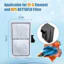 15 Pack Filter Cartridges for Filter, Replacement Filter Cartridges for Top Fin EF-S Element and BF5 BETTAFLO