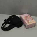 linmaya Water Bottle Carrier Bag for Stanley Cup 40/30oz with Phone Holder Pockets,Neoprene Water Bottle Cross-body Bag with Adjustable Shoulder & Hand Strap Stanley Cup Accessories (black)