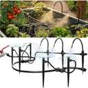 CARPATHEN 100FT Drip Irrigation System - Complete Garden Watering System w 15pcs 360 Atomizing Nozzles, 16 Adjustable Drip Emitters 5/16 and 1/4 Tubing- Constant Pressure Watering Spray System