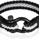 Paracord Bracelet for Men - Twisted Rope Bracelets for Men, Handmade Mens Bracelets Jewelry, Boyfriend Gifts Birthday, Pulseras Para Hombres, Men's Bracelet Gifts for Son 8