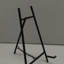 Red Co. 11 Tall Modern Metal Tripod Plate Stand and Art Holder Easel, Black