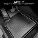 OEDRO Floor Mats for Tesla Model Y Juniper 2025-2026, Front & Rear Mats with Cargo Liner and Seatback Protector, Custom Fit TPE All-Weather Odorless Non-Slip Black Accessories