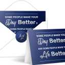 30 PACK Box of Thank You Cards with Envelopes Bulk Set & Stickers, Blank Thank You notes Cards with Message Inside, 64 Inches, Thank You Note For Employees, Teacher, Birthday, Graduation, Small Business  Holiday - Blue