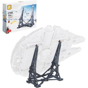 Millennium Falcon Vertical Display Bracket for Lego 75192 Starship Model, Sturdy Stand Building Kit, Best Gift and Movie Collectible for Adults(408 PCS)