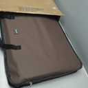 DONORO Dog Playpen 46" Portable Pet Play Pens for Small Medium Dogs, Foldable Exercise Kennel Tent Crate Indoor/Outdoor Travel Camping, Removable Top/Bottom (Brown, Large (46"x46"x23"), 8)