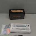 Karaoke Machine, Retro-Design Speaker with 2 Wireless Microphones for Adults & Kids, Portable Karaoke System for Home Party, Bluetooth/AUX/USB/TF/TWS Support, Gifts for Women & Girls