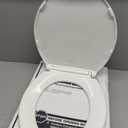 KOHLER 20111-0 Brevia, Slow Close Toilet Seat, Round Toilet Seat, Grip-Tight Bumpers Quick-Attach Hardware, White