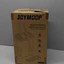 JOYMOOP Mop and Bucket with Wringer Set, Hands Free Flat Floor Mop and Bucket, with 3 Washable Microfiber Pads, Wet and Dry Use, Floor Cleaning System