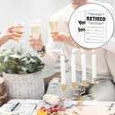 2 x LyoGao Funny Retirement Party Invitations With Envelopes (20 Pack) - Retired Party Fill in Invites Cards