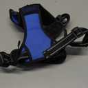 PHOEPET No Pull Dog Harness Medium Reflective Front Clip Vest with Handle,Adjustable 2 Metal Rings 3 Buckles,[Easy to Put on & Take Off](L, Royal Blue)