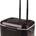 Coleman Xtreme 50qt Wheeled Cooler, Extra-Walled Insulation Keeps Ice up to 5 Days, Portable Rolling Hard Chiller (Black)