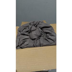 KSIIA Orthopedic Dog Bed Dog Crate Bed Waterproof for Large Dogs Deluxe Plush Washable Pet Mat with Egg Crate Foam & Removable Cover, 35 x 22 Inch, Gray (Light Grey)