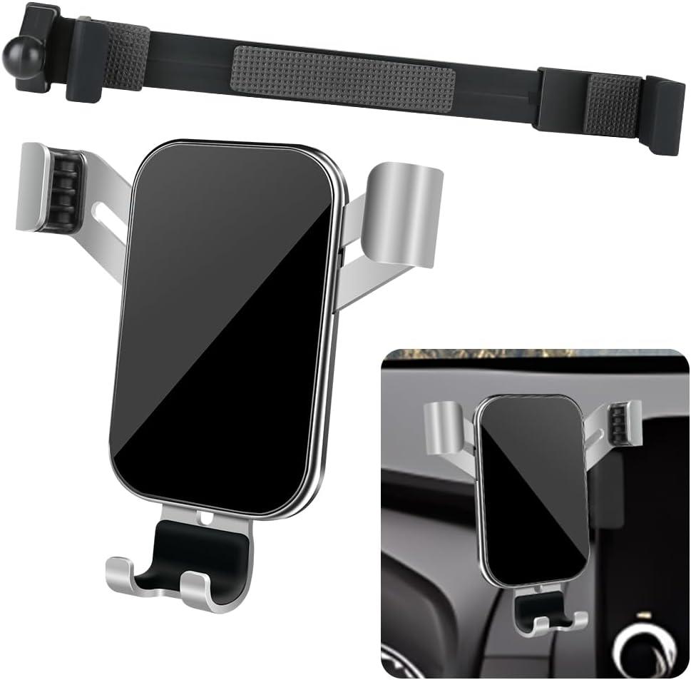 LUNQIN Car Phone Holder for Mitsubishi Outlander ES Black Edition 2022 2023 2024 Screen Stand (Only Applicable to 8 inch) Auto Interior Accessories Best Cell Phones Mount Cellphone Mobile Cradle