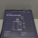 KIDISLE Hot Iced Coffee Maker with Bold Setting, Single Serve Coffee Maker for K Cup and Grounds, 6-14 Oz Brew Sizes, 50 Oz Removable Water Tank, One Cup Coffee Machine with Reusable Filter, Black - Color Black