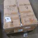 VECELO Small Bar Table and Chairs Tall Kitchen Breakfast Nook with Stools/Dining Set for 2, Storage Shelves, Space-Saving, Retro