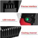 PCC692L 20V MAX Lithium Battery Charger Compatible with Porter-Cable Battery PCC685L PCC680L PCC681L PCC682L Black Decker LCS1620 20V Lithium Battery LBXR20 LBX4020
