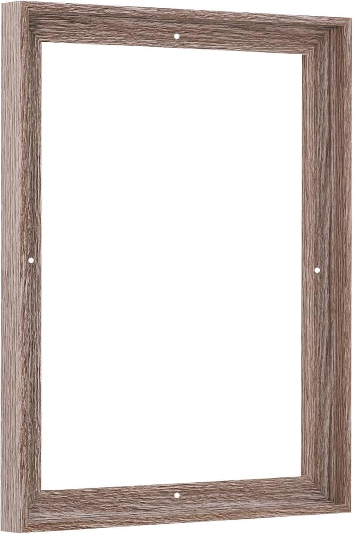 Pixy Canvas Floater Frame 16x20 for 3/4 (0.75) inch Deep Canvas Paintings/Canvas Prints/Wood Canvas Panels/Wall Art/Wall Decor/Home Decor/Artwork (Gray Oak, 16 x 20 inch, Portrait)