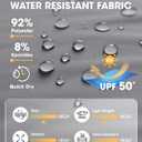 Womens Hiking Pants Lightweight Quick Dry Cargo Pants 4 Pockets Water Resistant Travel Casual Work Athletic Pant (Gray, XL)