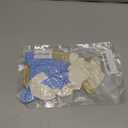 Pastel Blue and White Balloons, 12 Inch 35PCS Light Baby Blue Pearl White with Clear Latex Balloon for Boys Birthday Bachelorette Party Bridal Baby Shower Winter Holiday Party Decorations Supplies