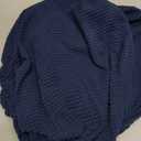 H.VERSAILTEX Super Stretch Individual Seat Cushion Covers Sofa Covers Couch Cushion Covers Slipcover Sets Thick Jacquard Textured Twill Fabric (1 Piece Chair Cushion Cover, Navy)