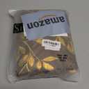 Sutuo Home Sheer Curtains 84 Inch Length 2 Panels Set, Luxury Gold Foil Printed Metallic Bronzing Leaves, Privacy Window Treatment Decor Drape Pair for Bedroom Dining Room, 52" W x 84" L, Taupe