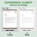 Ink 63 XL 63XL Black for HP 63 HP63 Ink Cartridges for HP Printers for Envy 4520 4512 4516 Officejet 5260 5252 3830 3833 4655 5255 Deskjet 1112 2130 3630 3634 Printer (Black, 2-Pack)