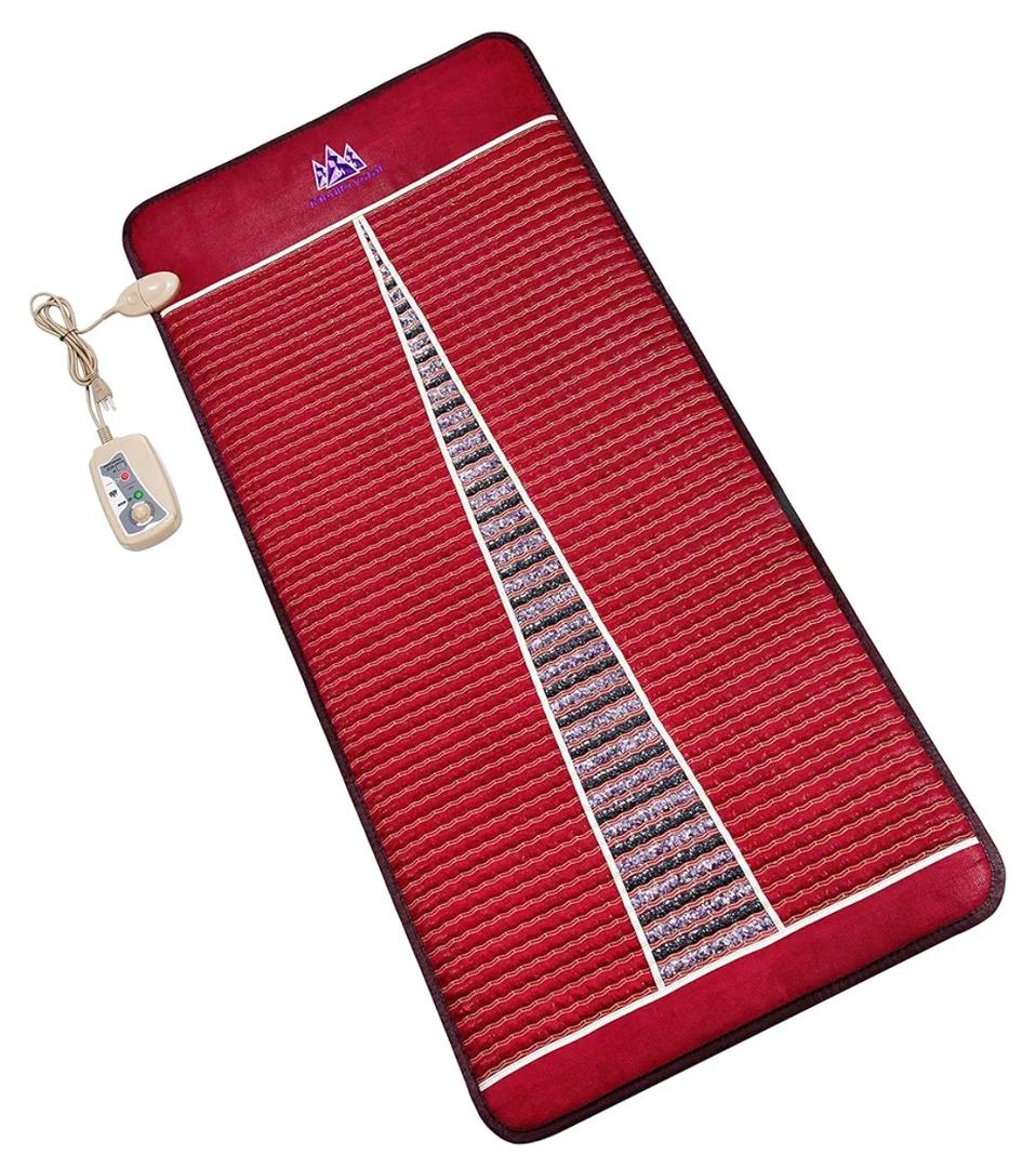 MediCrystal Far Infrared Heat Amethyst Tourmaline Mat - Professional - Warm & Heal Yourself with Natural Crystals - EMF-Free Adjustable Deep FIR Heating 86°-158°F - Original Manufacturer