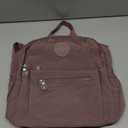 Mini Nylon Women Backpacks,11L Small Ladies backpacks Casual Lightweight Women Shopping Travel Daypack (Carmine)