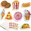 32 Pack Valentines Day Cards for Kids School, 8 Adorable Designs with White Envelopes & Fragrant Stickers, Class Valentines Day Cards Gifts for Kids Class, Valentines Day Classroom Exchange Cards