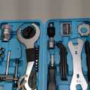 DURATECH 31 Pieces Bicycle Tool Kit, Complete Bike Repair Kit with Storage Box, Mountain Bike Repair Tools, for Mountain, Road, and Park Bicycle with Chain Riveter, Tire Levers, Crank Puller