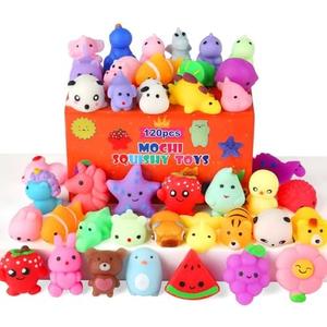30 Pack Squishy Toys, Kawaii Squishies Party Favors for Kids 4-8 8-12 Treasure Box Toys for Classroom Birthday Xmas Gifts Goodie Bag Mini Animals Mochi Squishy Stress Relief Sensory Toys Random