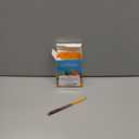 Hanukah Candle Dripless Chanukah Hanukkah Candles Decorative Purple, Blue, Orange Orange Frosted Stripes - 45 Candles 1-Hour Burn Time (Single)