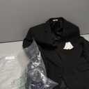 Calvin Klein Boys' Bi-Stretch Blazer Suit Jacket, 2-Button Single Breasted Closure, Buttoned Cuffs & Front Flap Pockets (18, Black Infinite)