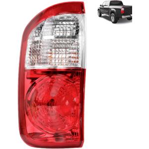 Left Driver Side Tail Light Compatible with Toyota Tundra 2004 2005 2006 Double Cab, Replacement for 815600C040 T02800153, Rear Taillight Brake Lamp - Bulb Included