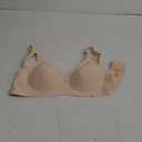 LUCKMEEY Bras for Women No Underwire Wireless Bras - Seamless Push Up Full Coverage Bralettes Comfortable Everyday Bra (Small, Almond Skin)