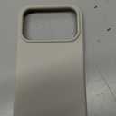 GONEZ Magnetic for iPhone 17 Pro Case, Compatible with MagSafe, [Screen Protector + Camera Lens Protector], Liquid Silicone Anti-Scratch Shockproof Protective Phone Case 6.3 inch, Stone