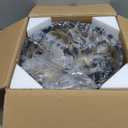 XINGQI 13" Modern Semi Flush Mount Ceiling Light Fixture, Black and Gold Drum Chandelier with Metal Shade Farmhouse Round Ceiling Lamp for Living Dining Room Bedroom